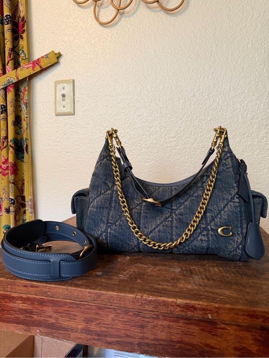 Coach Handbags - Coach Juliet 30 Loved Denim